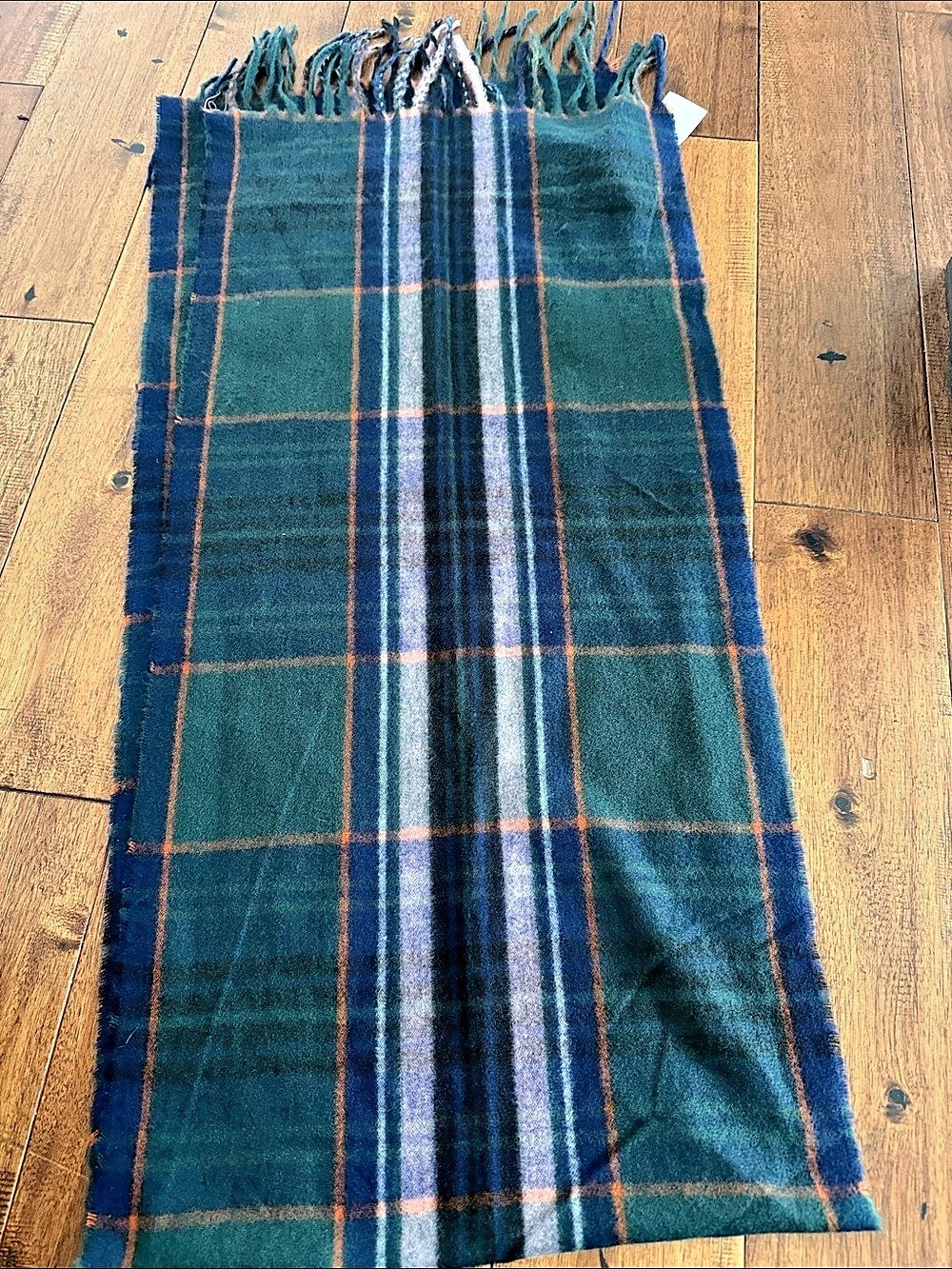 Scarf in Green & Blue